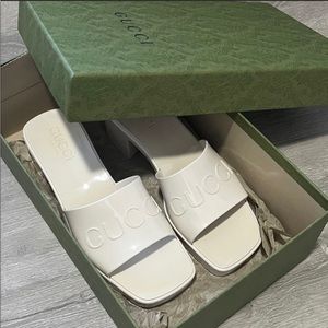 Gucci Womens Rubber Slide